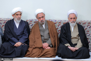 دیدار دست‌اندرکاران برگزاری همایش بین‌المللی تفسیر تسنیم با رهبر معظم انقلاب