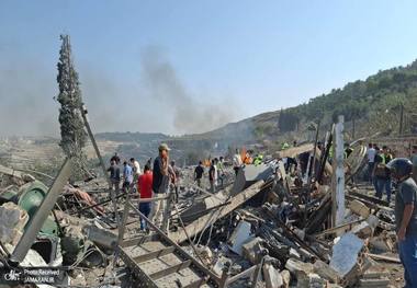 حملات هوایی رژیم صهیونیستی به جنوب لبنان + عکس و فیلم