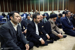 دیدار نوروزی سید حسن خمینی با کارکنان موسسه تنظیم و نشر آثار امام خمینی (س)