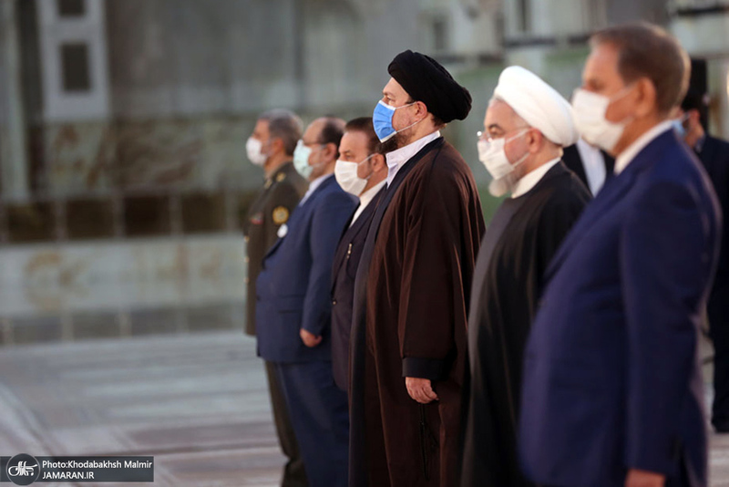 تجدید میثاق رئیس جمهور و اعضای هیأت دولت با آرمان‌های حضرت امام(س)