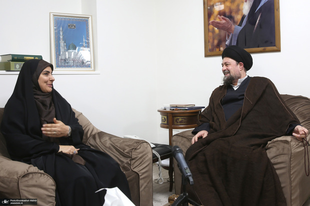 سید حسن خمینی: حضور دکتر صادق ارزش افزوده‌‌ای برای فضای فعلی کشور و توانمندی بانوان است