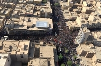 تشییع پیکرهاي شهدای حادثه تروریستی اهواز