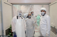 تغسیل با آب متوفیان مبتلا به کرونا در بهشت زهرا(س) تهران