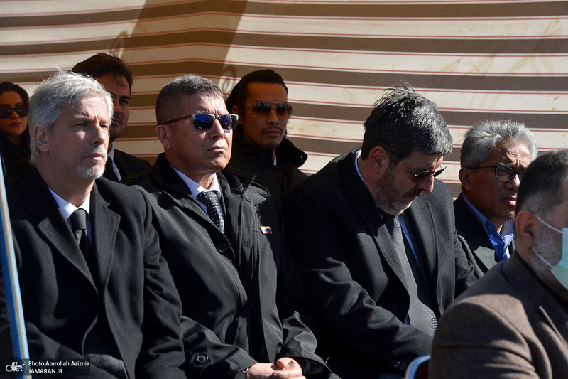 مراسم تشییع و خاکسپاری صلاح زواوی سفیر سابق فلسطین در تهران