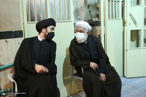 مراسم شام شهادت امام رضا(ع) و بزرگداشت علامه حکیمی در حسینیه جماران-1