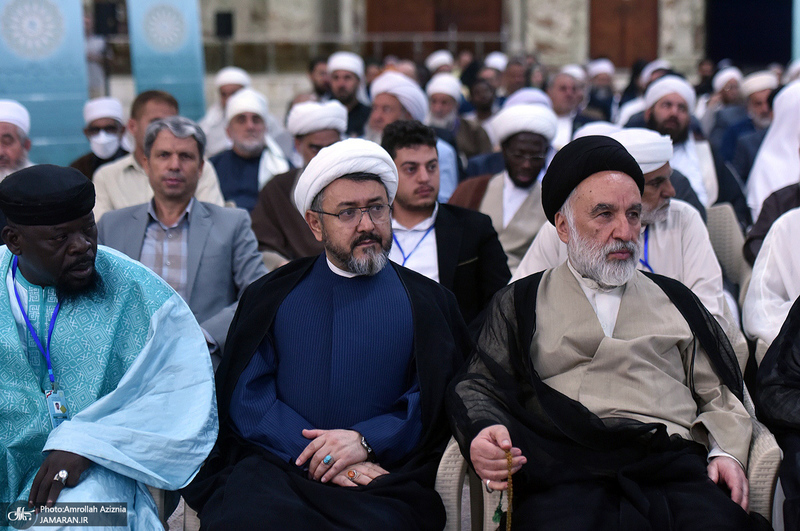 تجدید میثاق مهمانان سی و نهمین اجلاس وحدت اسلامی با آرمان‌های امام خمینی(س) -1