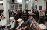 مراسم عزاداری شهادت امام محمد باقر (ع) در دفتر آیت الله العظمی صانعی (ره) برگزار شد