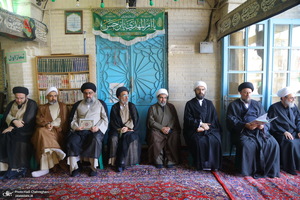 مراسم تشییع همسر مرحوم آیت الله راستی کاشانی (ره)