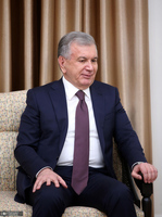دیدار رئیس جمهور ازبکستان با رهبر معظم انقلاب