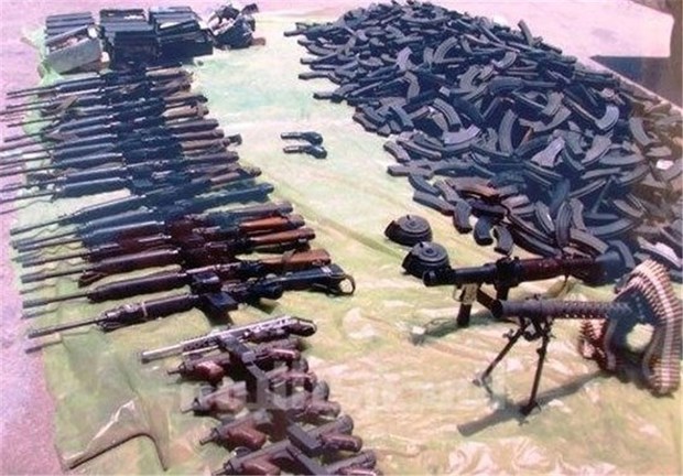 کشف محموله سنگین سلاح ومهمات در قلعه گنج