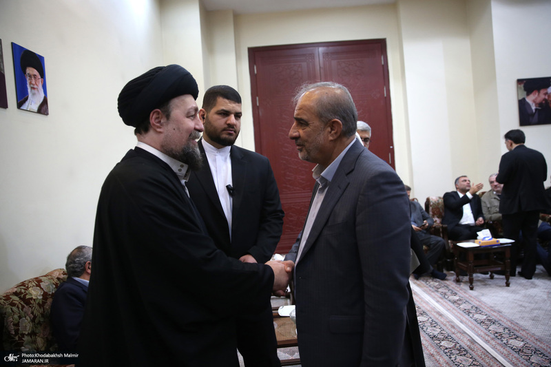 حاشیه دیدار نمایندگان مجلس با سید حسن خمینی