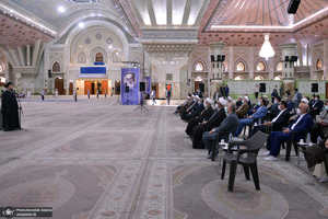 تجدید میثاق رئیس قوه قضائیه و مسئولان عالی قضایی با آرمان‌های حضرت امام خمینی (س)