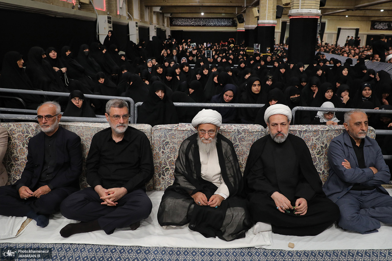 آخرین شب مراسم عزاداری محرم در حسینیه امام خمینی