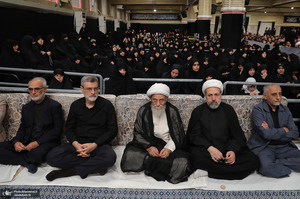 آخرین شب مراسم عزاداری محرم در حسینیه امام خمینی