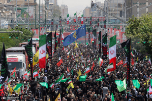 مراسم تشییع شهدای جنگ تحمیلی رژیم صهیونیستی در تهران-6