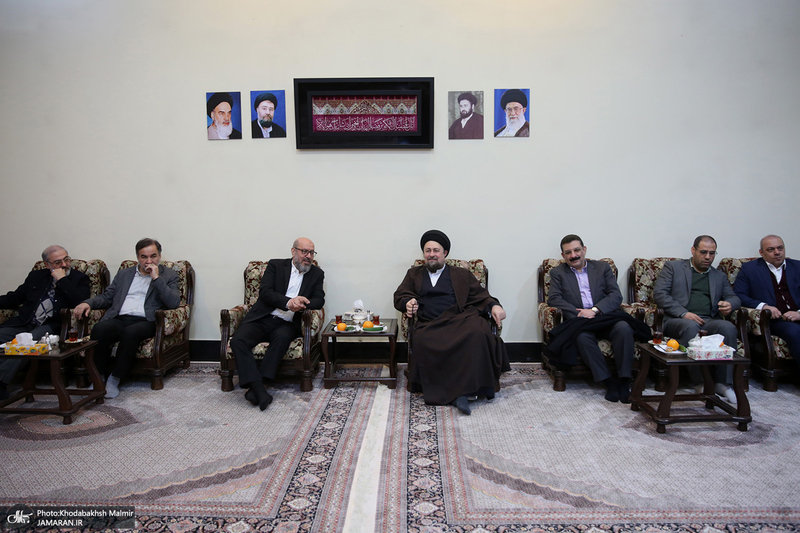 دیدار رئیس و مدیران بنیاد مستضعفان با سید حسن خمینی