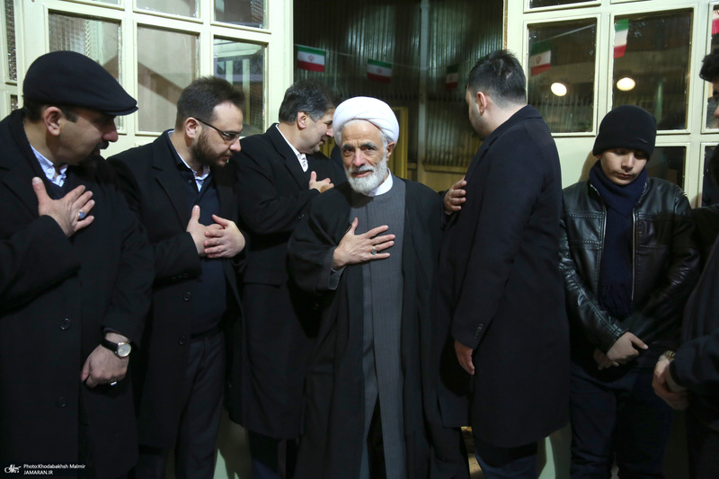 مراسم سالگرد رحلت آیت‌الله سید محمد موسوی بجنوردی در حسینیه جماران  -1