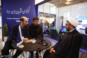 حضور حجت الاسلام و المسلمین علی کمساری در بیست‌ و چهارمین نمایشگاه رسانه‌های ایران