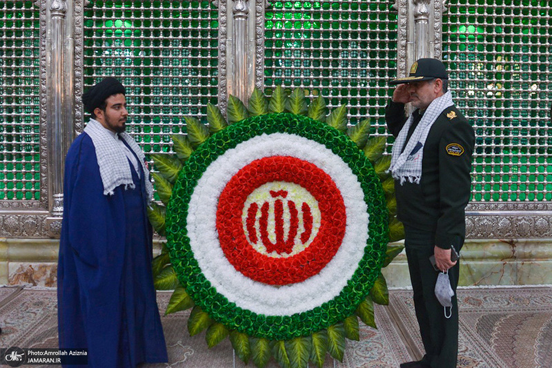 تجدید میثاق دانشجویان و فرماندهان دانشگاه افسری و تربیت پلیس امام حسن مجتبی (ع) با آرمان های امام خمینی (س)