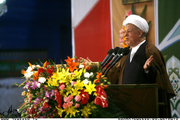 سخرانی هاشمی رفسنجانی در حرم امام