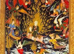 شرحی که آغداشلو بر نگاره ˝معراج حضرت رسول (ص)˝ نوشت