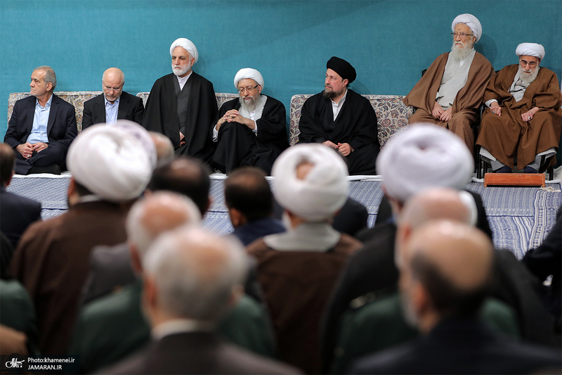 دیدار مسئولان نظام با رهبر معظم انقلاب