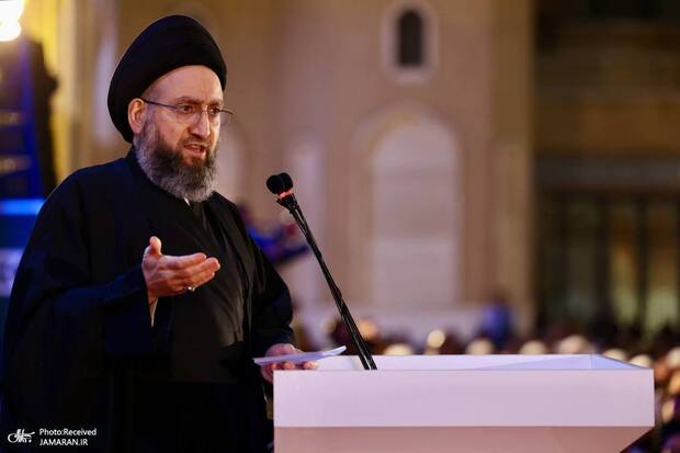 مراسم بزرگداشت سالروز شهادت شهید آیت‌الله سید محمدباقر حکیم / سید عمار حکیم: عراق با وحدت داخلی می‌تواند از زلزله ژئوپلیتیک منطقه عبور کند/ عراق نه میدان جنگ دیگران خواهد بود، نه صندوق پیام و نه خط تماس به نیابت از دیگران + گزارش تصویری