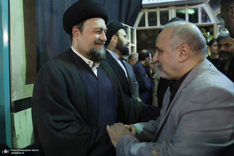مراسم بزرگداشت همسر آیت الله موسوی بجنوردی (ره) در حسینیه شماره یک جماران-2