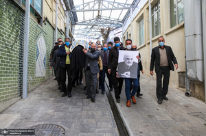 مراسم تشییع حجت الاسلام و المسلمین علی اصغر سعادتی در حسینیه جماران