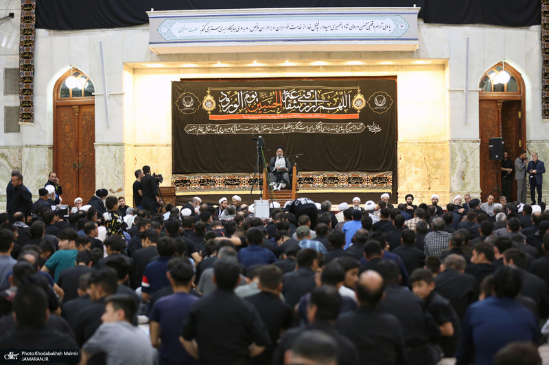 مراسم عزاداری شب عاشورای حسینی (ع) در حرم امام خمینی (س) 2