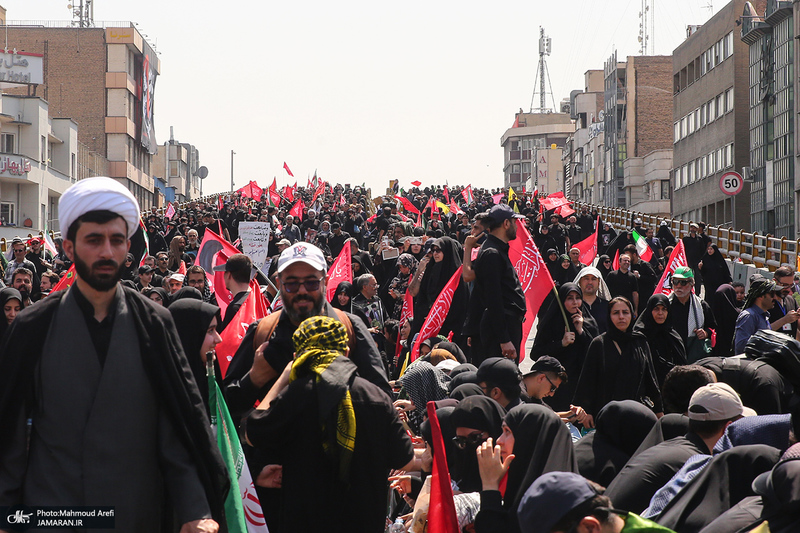 مراسم تشییع پیکر مطهر رهبر شهید انقلاب در تهران -6