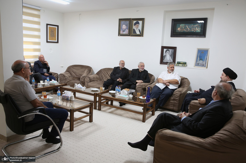 دیدار مدیران سابق تیم های پرسپولیس و استقلال با سید حسن خمینی