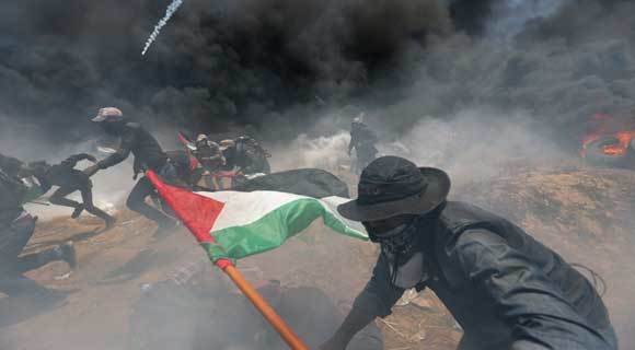 فلسطینی ها شهرک های یهودی نشین نزدیک غزه را به آتش کشاندند