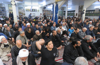 مجلس سوگواری شهادت امام جعفر صادق (ع) در دفتر آیت الله العظمی صانعی (12)