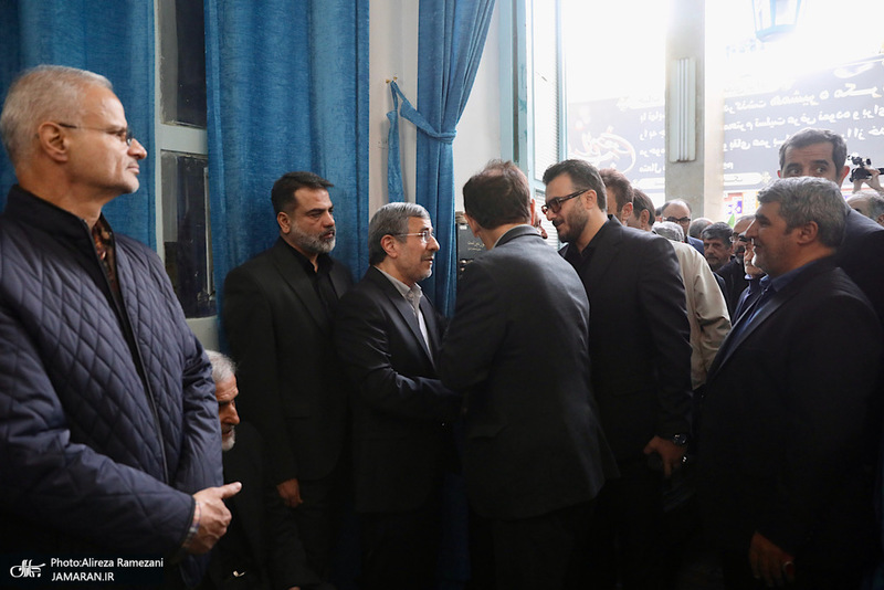 مراسم ختم خواهر محمود احمدی نژاد