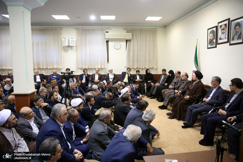 دیدار وزیر، معاونان و مدیران وزارت ارشاد با سید حسن خمینی