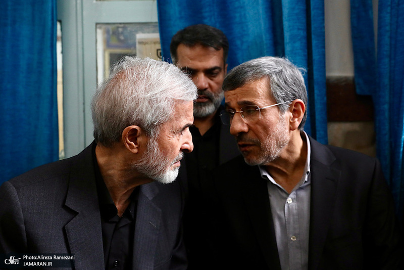 مراسم ختم خواهر محمود احمدی نژاد