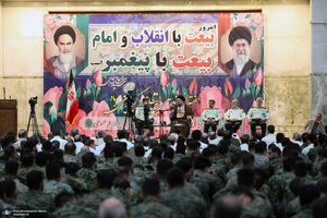 مراسم تجدید میثاق فرماندهان و کادر فراجا با آرمان‌های امام راحل