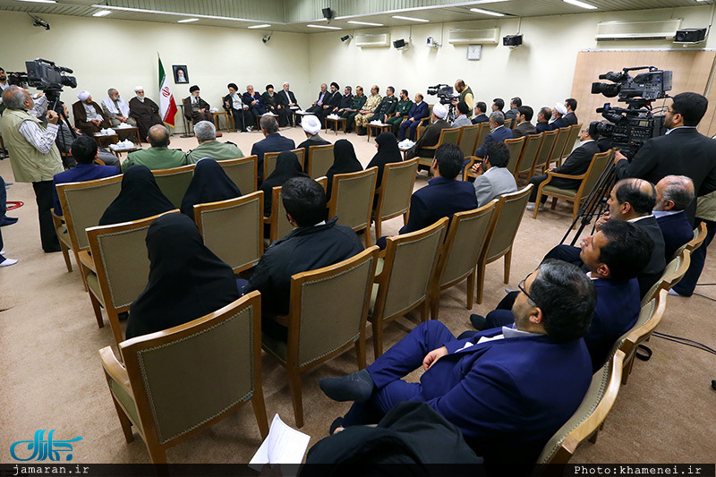 دیدار اعضای ستاد بزرگداشت چهارهزار شهید استان گلستان با رهبر معظم انقلاب 