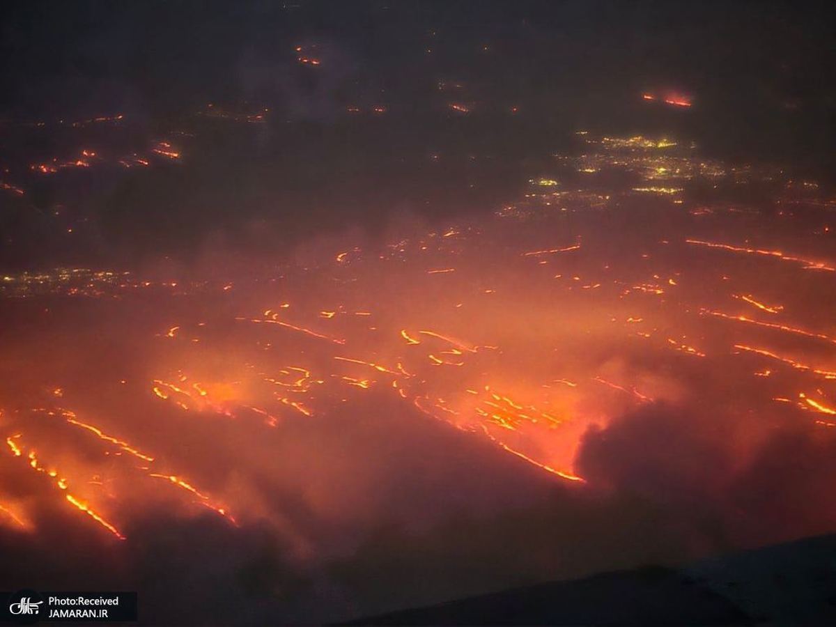 آتش سوزی جنگل ها نیروگاه هسته ای تگزاس آمریکا را تهدید می کند + عکس ها