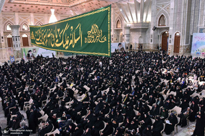 آئین هم عهدی بانوان مراکز تعالی طرح شهید آرمان علی وردی در حرم امام خمینی