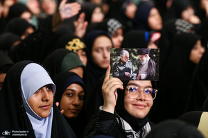 دیدار دانش‌آموزان و دانشجویان با رهبر معظم انقلاب