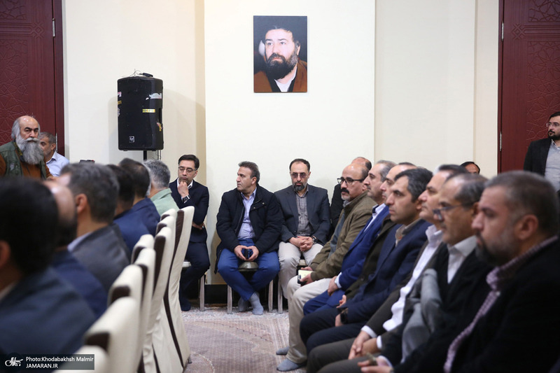 دیدار رئیس و مدیران بنیاد مستضعفان با سید حسن خمینی