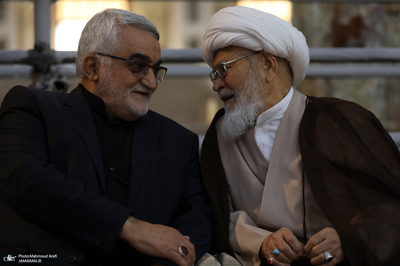 حضور شخصیت های سیاسی و لشکری  در سی و پنجمین سالگرد ارتحال حضرت امام خمینی (س) -1
