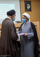 مراسم تودیع و معارفه سرپرست موسسه تنظیم و نشر آثار امام خمینی(س) نمایندگی قم