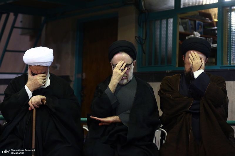 مراسم تشییع آیت الله حسن صانعی (ره) از حسینیه جماران - 3