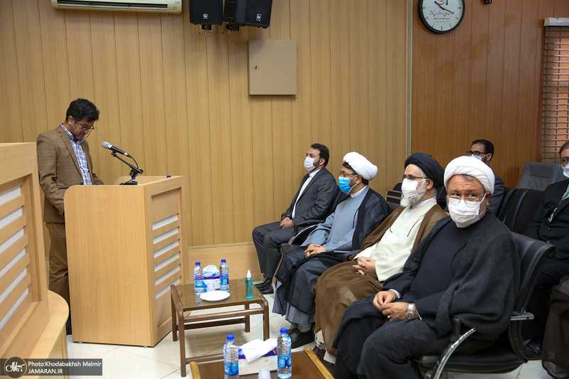 مراسم تودیع و معارفه سرپرست موسسه تنظیم و نشر آثار امام خمینی(س) نمایندگی قم