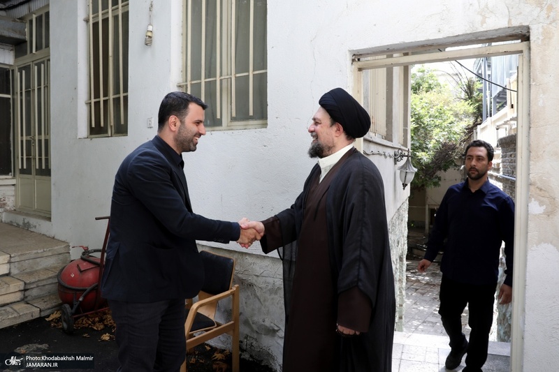 دیدار رئیس جمهوری با آیت الله سید حسن خمینی