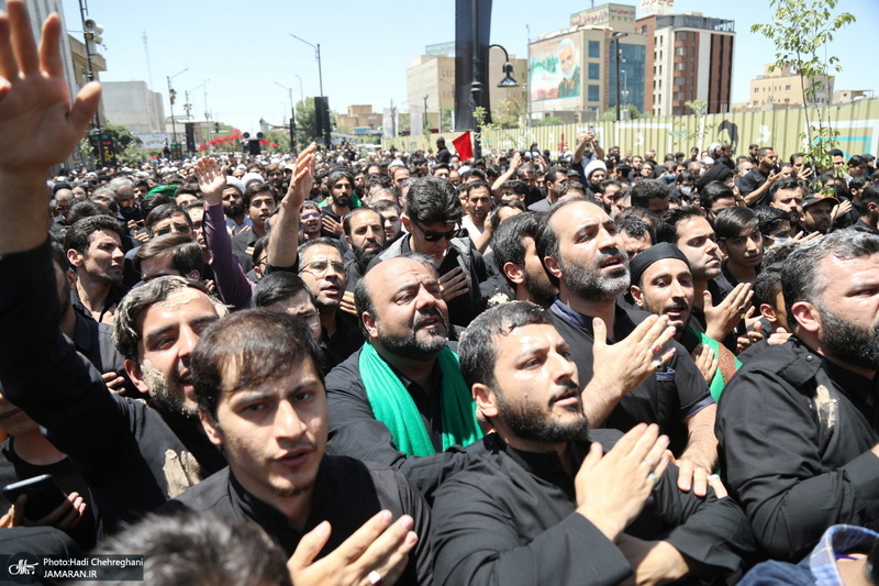 مراسم شهادت امام جعفر صادق(ع) با حضور آیت الله العظمی وحید خراسانی