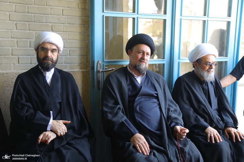 مراسم تشییع همسر مرحوم آیت الله راستی کاشانی (ره)